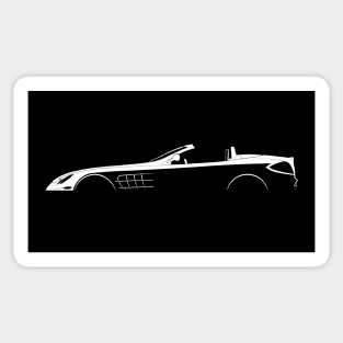 Mercedes-Benz SLR McLaren Roadster (R199) Silhouette Sticker